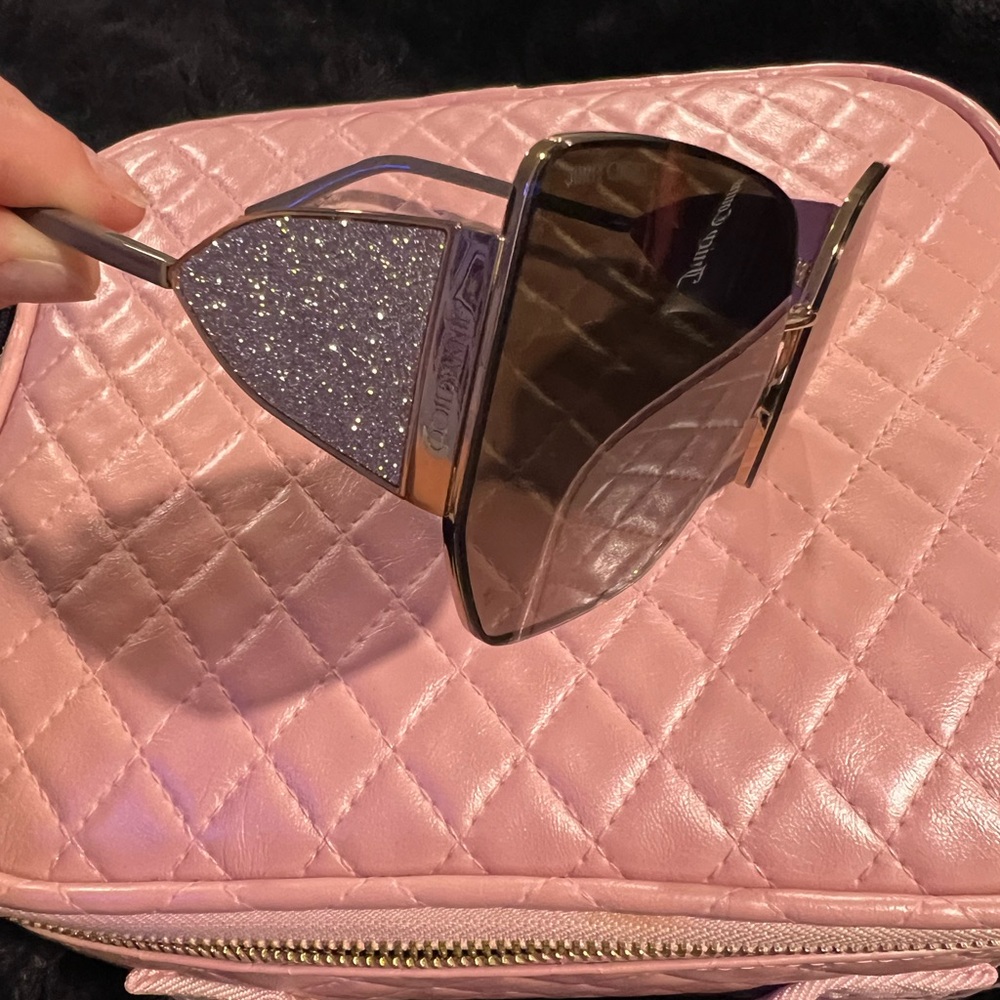 Stylish Jimmy choo Sunglasses with Glitter Detail